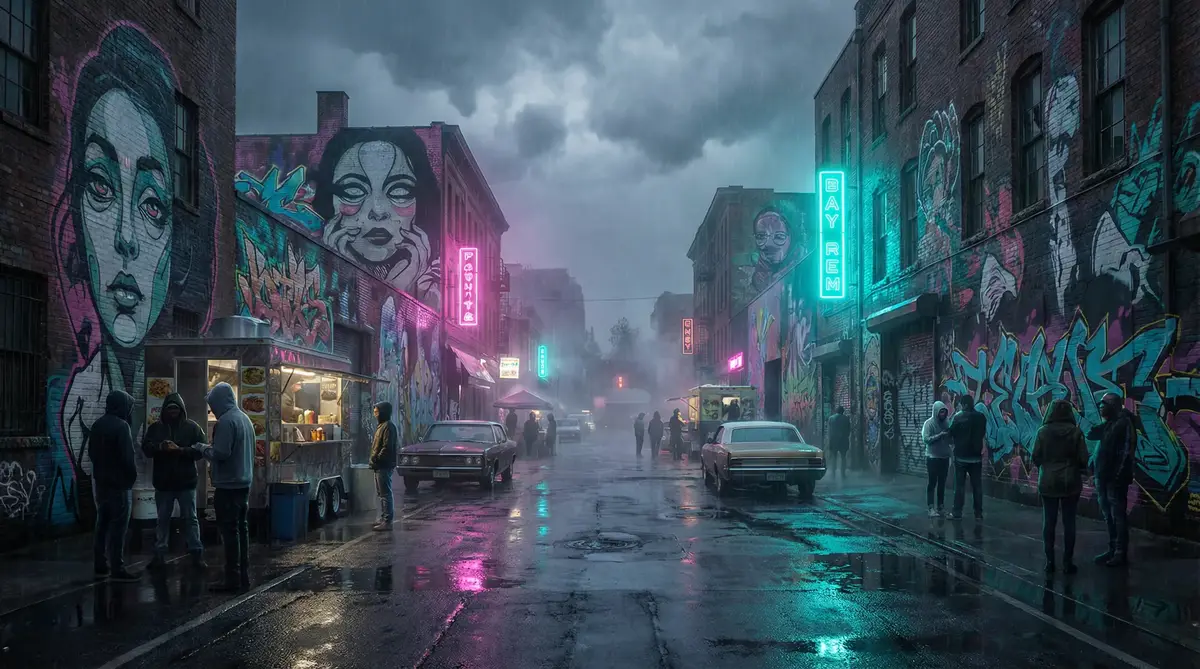 无极磁力magnet - 雨夜壁画街